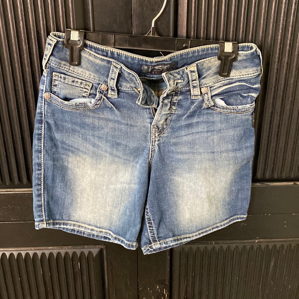 Silver jeans suki mid short